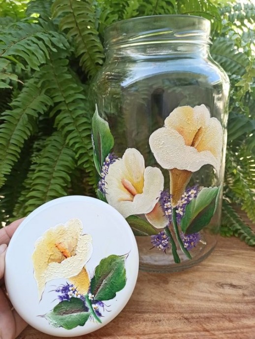 Роспись баночек