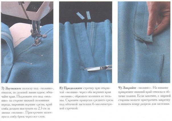 Застёжка-молния на брюках