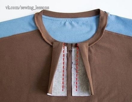 Застежка поло для обычной футболки