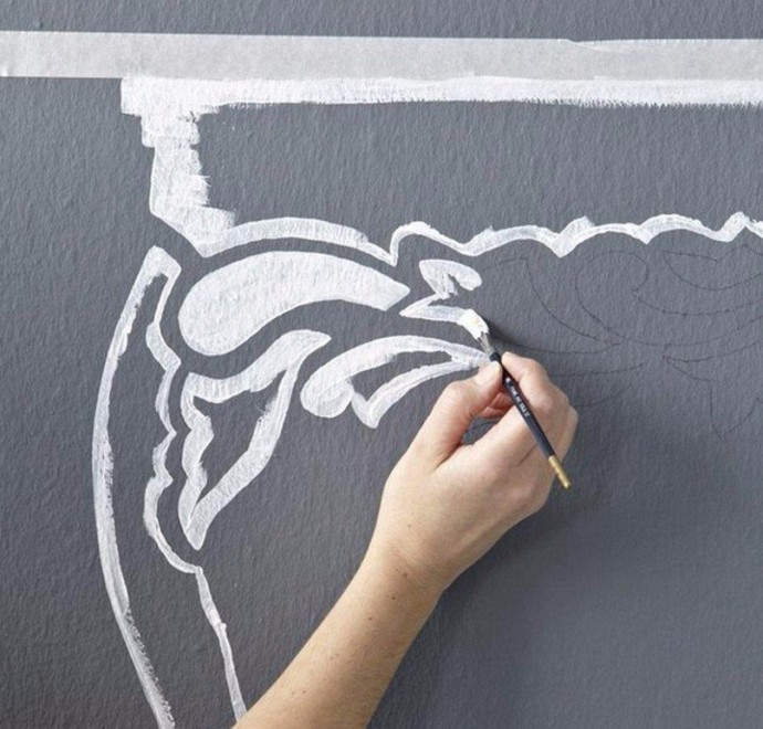 Декор: делаем из простой полки столик во французском стиле