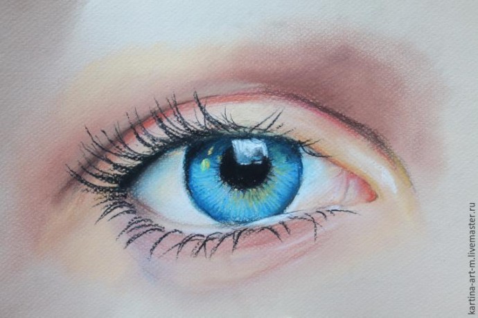 Глаз пастелью: пошаговый урок