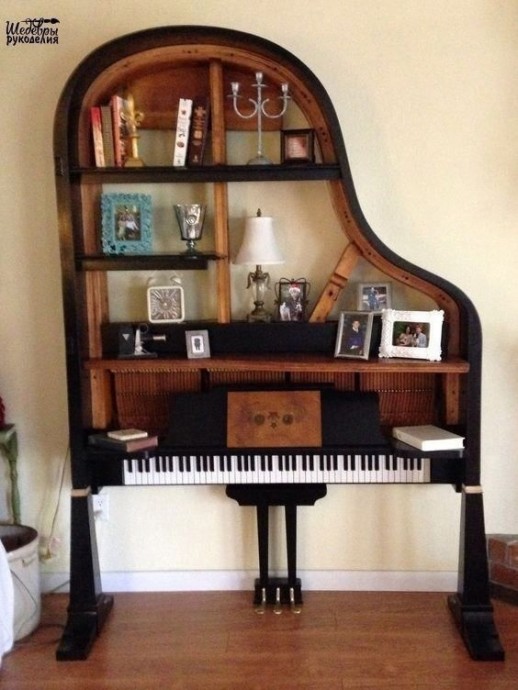 Преображение старого рояля или пианино