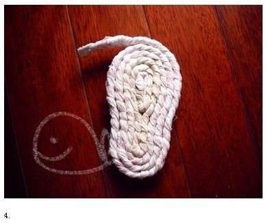 Тапочки из тряпок