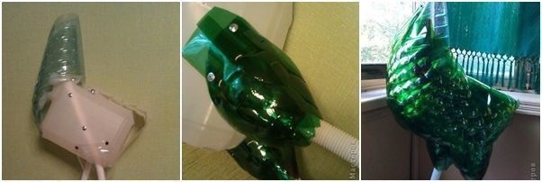 ​Петух из пластиковых бутылок