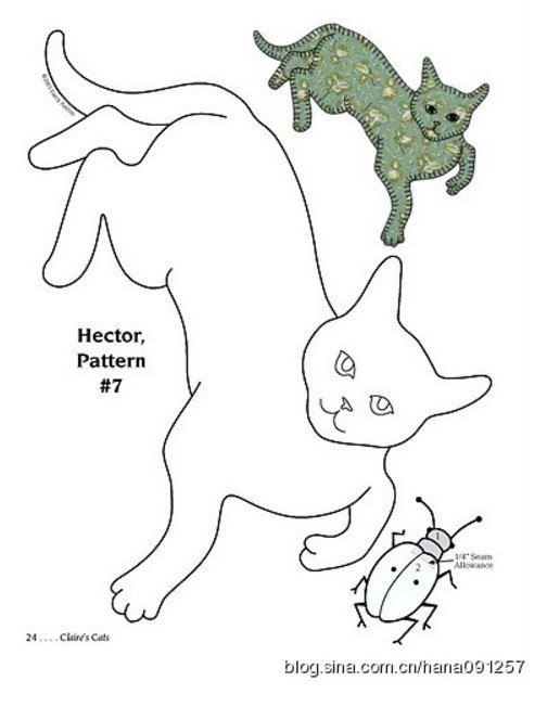 Аппликации с кошками на сумках
