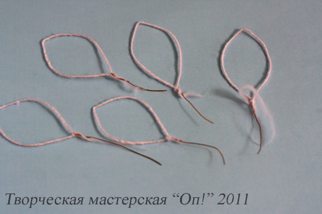 Валяние цветка плюмерии