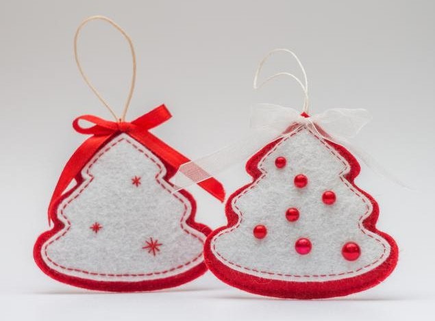 Игрушки из фетра на елку