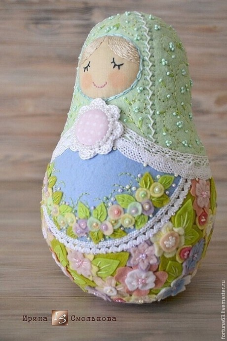 Текстильная матрешка