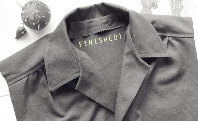 Втачной отложной воротник