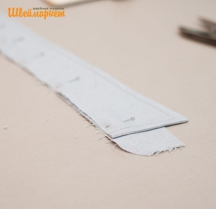 Обработка отложного воротника: мастер-класс