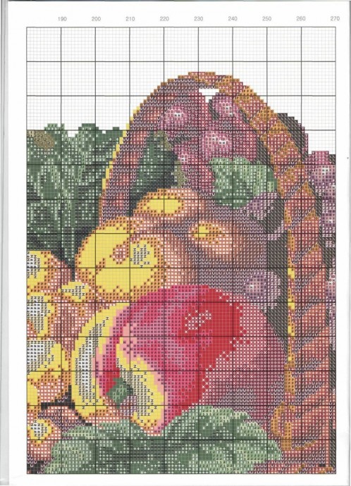 Персики и виноград