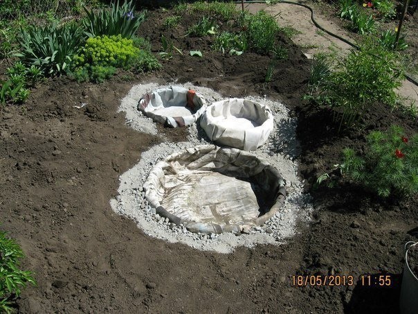 ​Водное преображение кусочка дачной земли