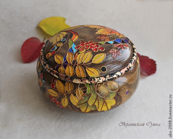 Шкатулка "Яркие краски природы"