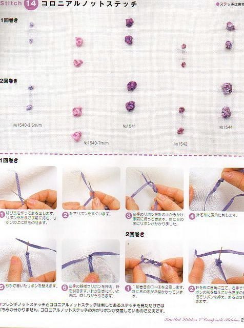 Вышивка лентами