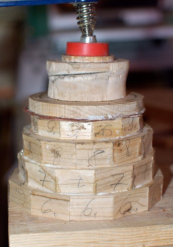 Изготовление деревянной сегментной вазы