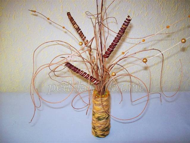 Поделка из природного материала "Букет фантазии"
