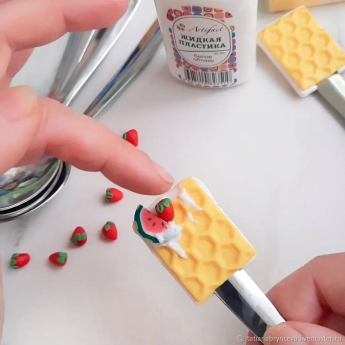 ​Декор ложки "Медовая вафля"