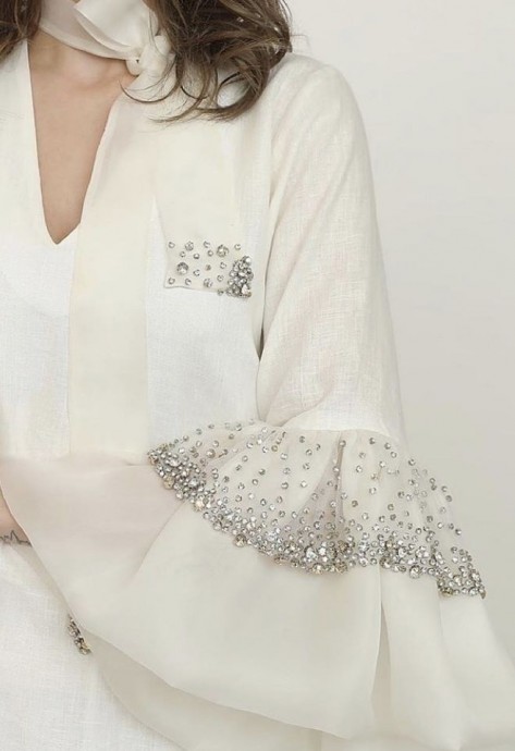 Рукава с оригинальным декором