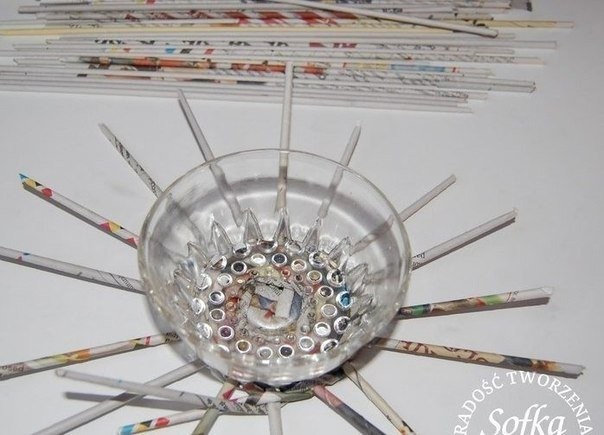 Шкатулочка из газетных трубочек: мастер-класс