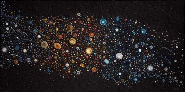 ​Удивительные картины из бисера на тему космоса