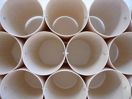 Полка для обуви из пластиковой трубы