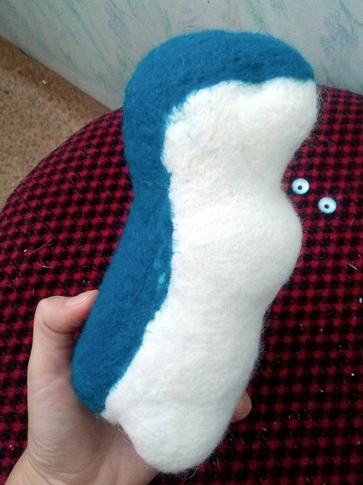 ​Малыш-Пингвин в технике сухого валяния