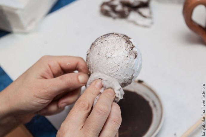 ​Мастер-класс: создаем Рождественский "Винтажный ёлочный шар"