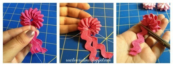 Украшение из узкой каймы: мастер-класс