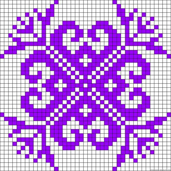 Жаккардовые узоры: схемы