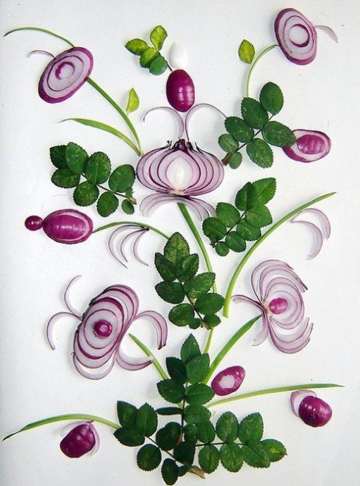 ​Идеи луковой живописи