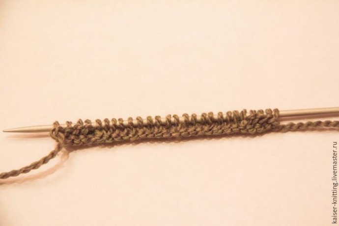 Необычная объемная коса спицами: мастер-класс