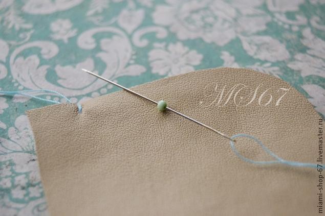 Красивая вышивка бисером края изделия