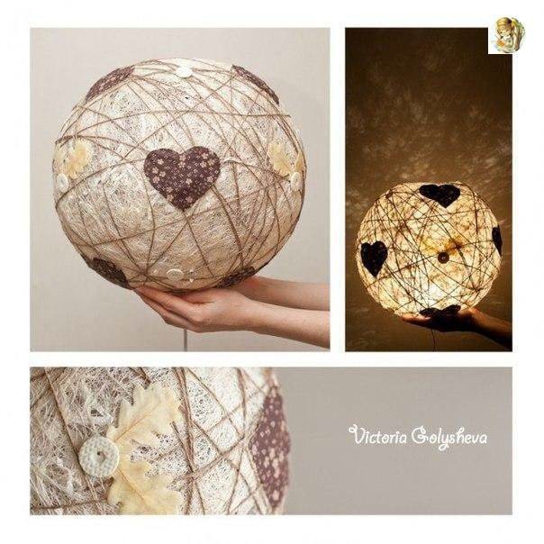 Креативный светильник своими руками