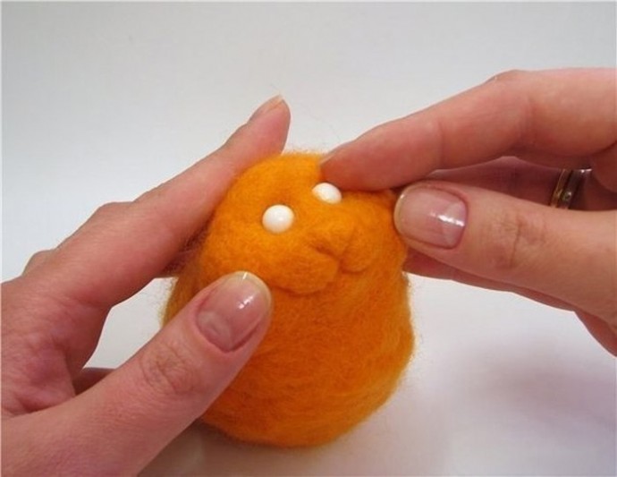 ​Оранжевое чудо из шерсти: мастер-класс