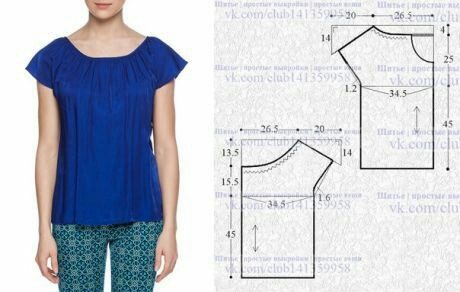 Интересные идеи блузок и не только: с выкройками или вариантами моделирования