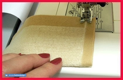 Карман с накладной листочкой