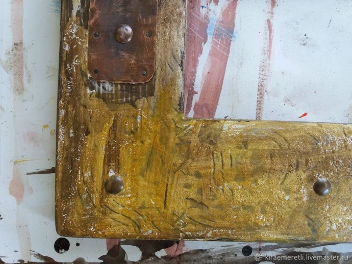 Декорирование рамы для левкаса