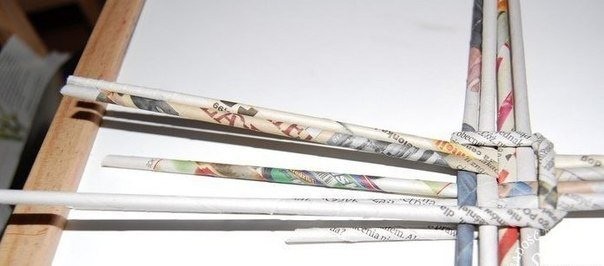 Шкатулочка из газетных трубочек: мастер-класс