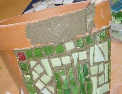 Декор цветочных горшков: мастер-класс