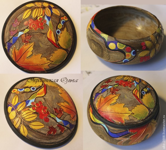 Шкатулка "Яркие краски природы"