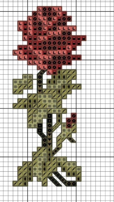 Вышиваем красивые розы и другие цветочки
