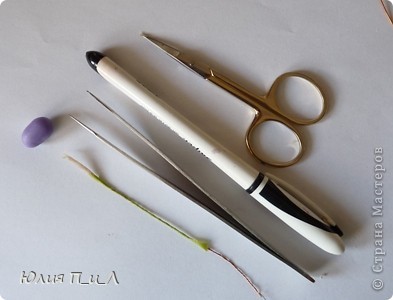 Колокольчики из холодного фарфора