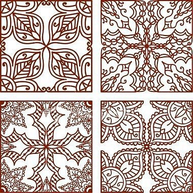 Орнаменты для точечной росписи