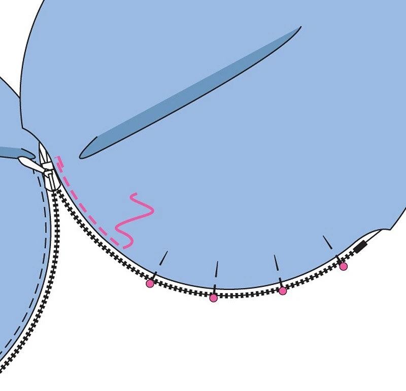 Шьем чехол на круглую подушку