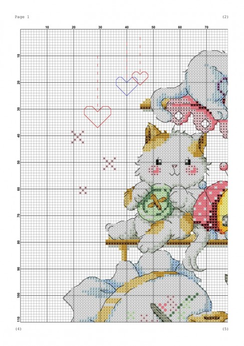 Вышиваем котов вокруг швейной машинки Вышиваем котов вокруг швейной машинки