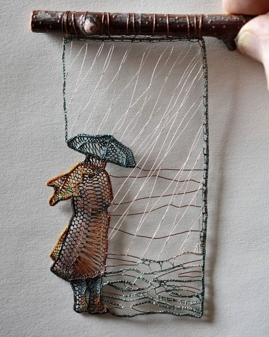 Потрясающие работы из ниток