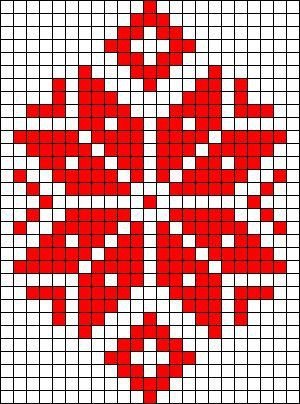 Жаккардовые узоры: схемы