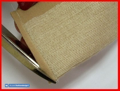 Карман с накладной листочкой