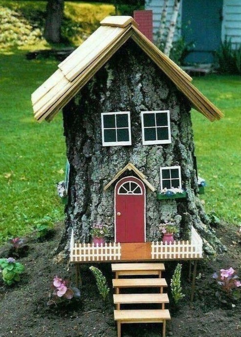 Садовые декоративные домики