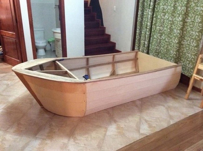 Оригинальная детская кровать-корабль своими руками